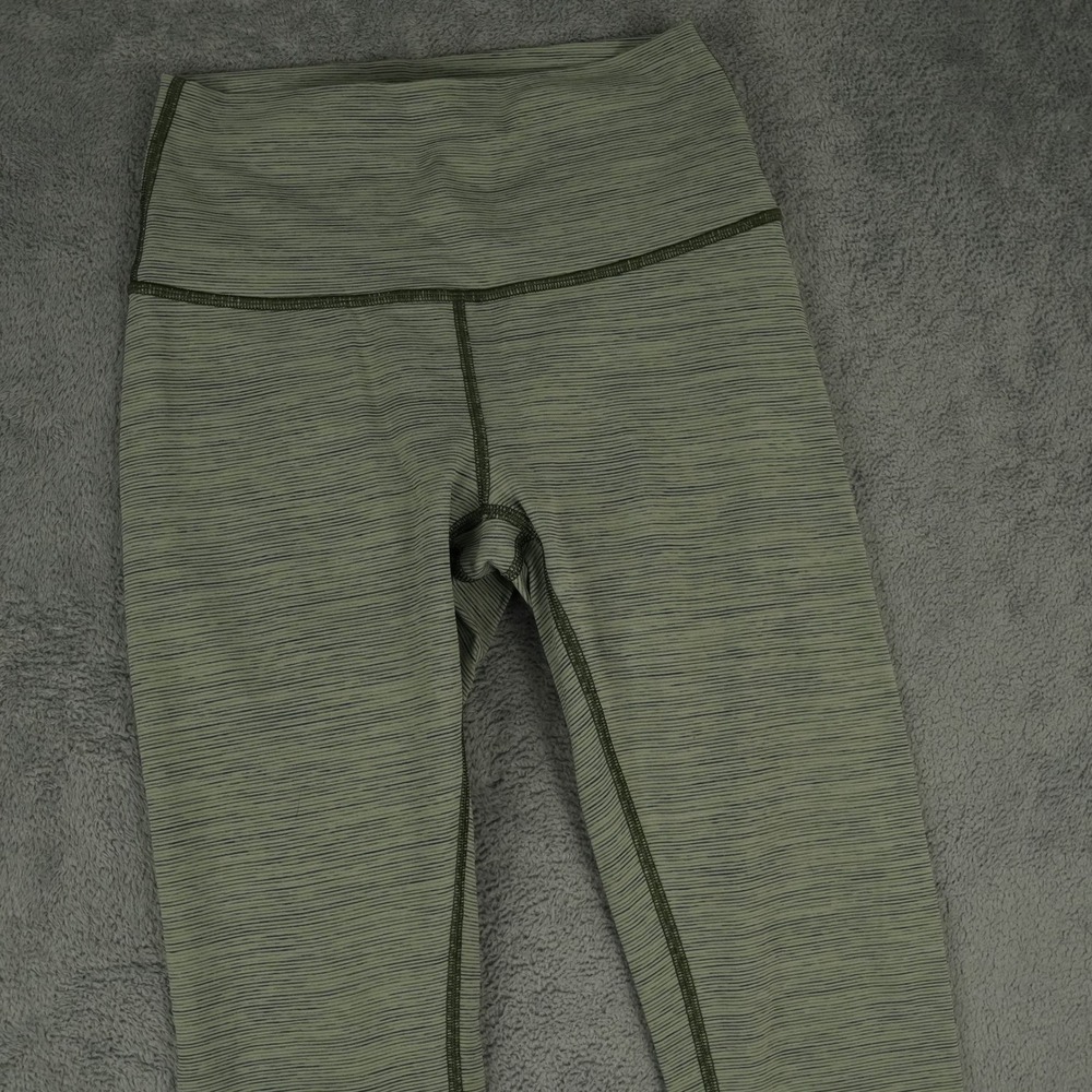 Lululemon Align Leggings Womens Size 4 Green Space Dye High Rise Pant Yoga Gym